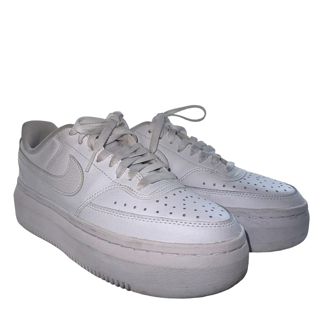 Nike Vision Court Low Tops White Leather